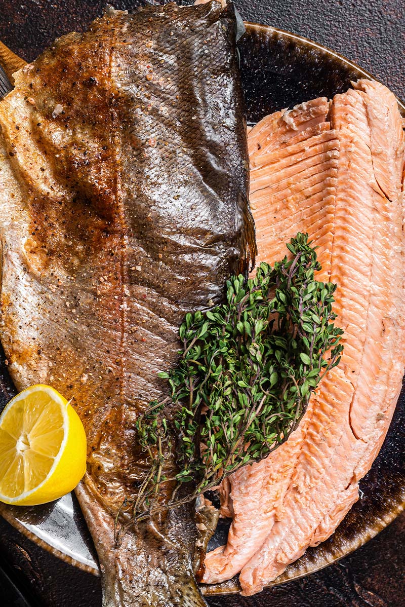Baked Trout with Lemon